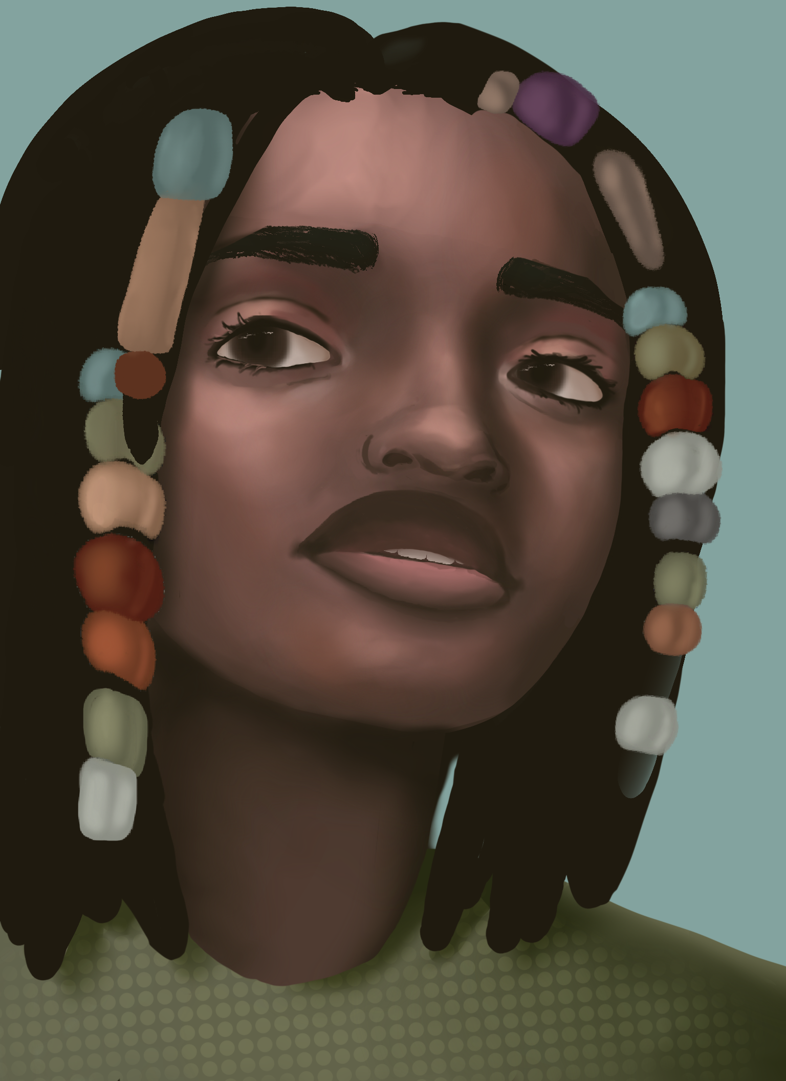 beads portrait